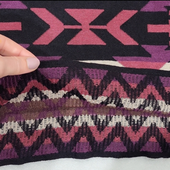 Splendid Silk Blend Halter Top in Aztek Print - Picture 6 of 8